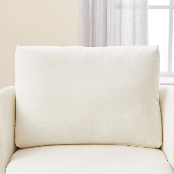 English Elm 360° Swivel Chair - Elegant Chenille Barrel Armchair With Curved Design For Living Room & Office Comfort N719P272681A