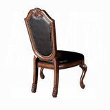 English Elm Black and Cherry Side Chair With Nailhead Trim (Set Of 2)