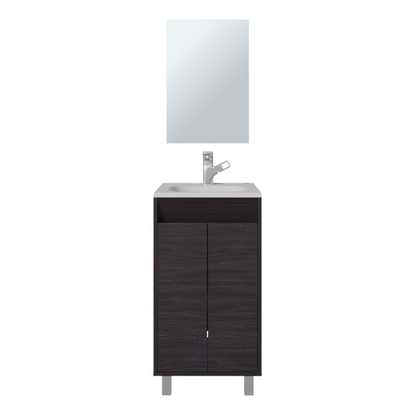 English Elm Colville Floating Wall Mount Vanity Cabinet Matte Finish Modern Bathroom Storage B092P439925