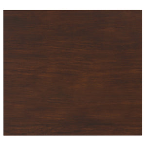 English Elm Warm Shaker Solid Wood End Table with Drawer Open Shelf Rustic Living Room Accent B136P481642
