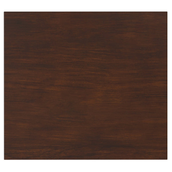 English Elm Warm Shaker Solid Wood End Table with Drawer Open Shelf Rustic Living Room Accent B136P481642
