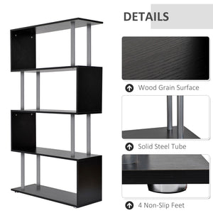 English Elm Rack Industrial Pipe Wall Shelves Steel Frame Wood Grain Open Display for Home Office T3971P384026