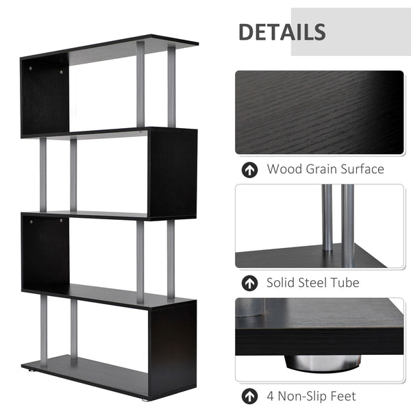 English Elm Rack Industrial Pipe Wall Shelves Steel Frame Wood Grain Open Display for Home Office T3971P384026