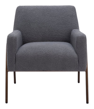 Charleston Accent Chair Gray 109525 Zuo Modern