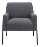 Charleston Accent Chair Gray 109525 Zuo Modern