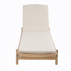 English Elm Christopher Knight Home® - Mallorca Acacia Wood Chaise Lounges Set Of 2 With Water-Repellent Cushions For Outdoor Relaxation N775P263984T