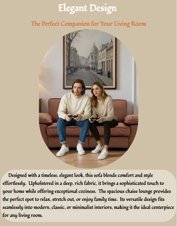English Elm Fx-P20M-2S-Pubr Brown Faux Leather 2-Seater Loveseat With Hidden Storage - Perfect For Small Spaces! W576S00227