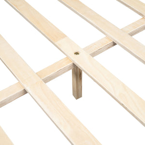 English Elm Full Upholstered Platform Bed with PU Headboard and Metal Accent Strips, Sturdy Slats, Black 440lb Capacity SF000148AAB