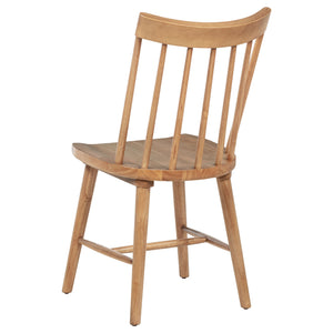 English Elm Carlos Windsor Spindle Back Rubberwood Dining Chairs Ergonomic Set of Two Natural B062P447841