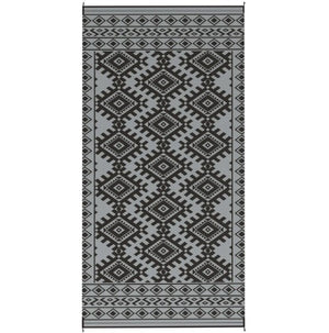 English Elm Portable Reversible Polypropylene Outdoor Rug Geometric Patio Camping Uv Resistant T3971P421543