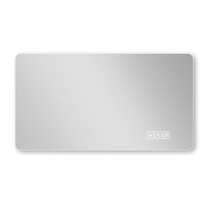 English Elm Wall Mounted Led Bathroom Mirror with Anti Fog Tri Color Lighting and Ip44 Protection W2071P465808