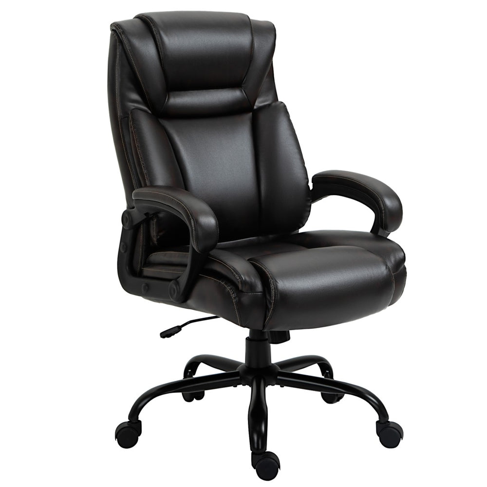 English Elm Vinsetto Big And Tall Executive Office Chair - 400Lbs Capacity, Ergonomic Pu Leather & Adjustable Height W2225P217513-GIGA