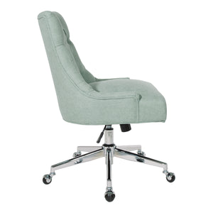 OSP Home Furnishings Amelia Office Chair Mint