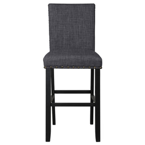 English Elm Elyssia Grey Bar Chair With Padded Seat (Set Of 2)