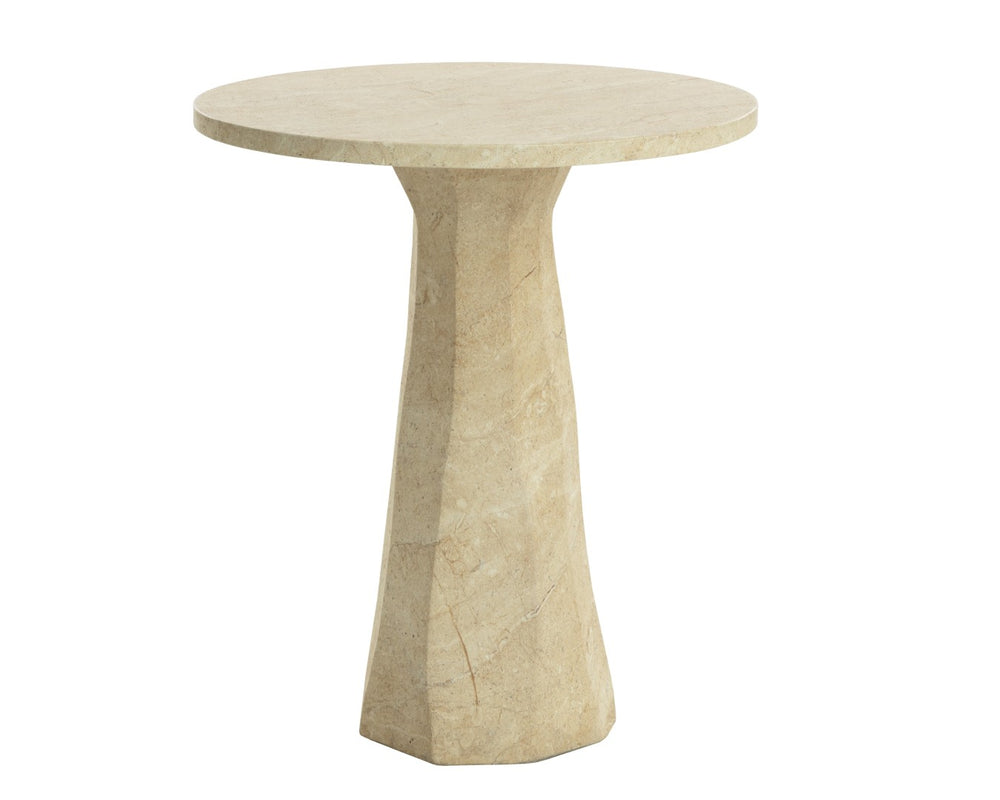 Sunpan KLIFF Bar Table - Modern Travertine-Look Design for Stylish Indoor & Outdoor Spaces, Durable Finish 112488