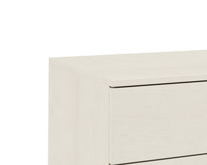 Sunpan Rebel Dresser – Modern Cream Oak Wood Design with 9 Soft Closing Drawers and Elegant Hardware Large - 84W x 18.25D x 34.5H