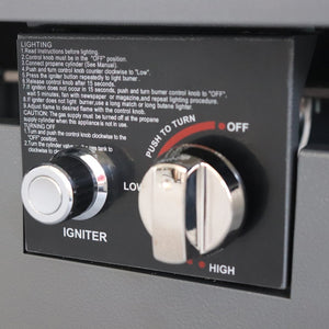 English Elm 25" Steel Outdoor Fire Pit Table with Lid, Stainless Top, Lava Rocks, Weatherproof Base & Cover B120P199398