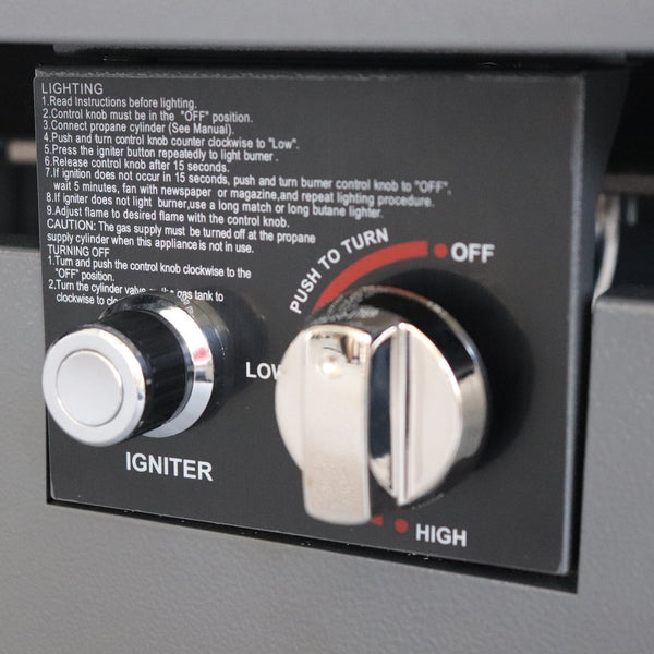 English Elm 25" Steel Outdoor Fire Pit Table with Lid, Stainless Top, Lava Rocks, Weatherproof Base & Cover B120P199398