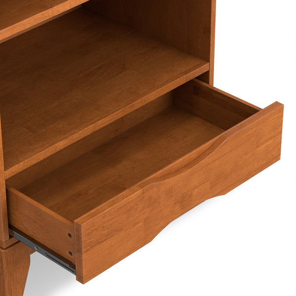 English Elm Harper - Mid-Century Modern Bookcase With Adjustable Shelves & Drawer For Stylish Storage Solutions B136P158716