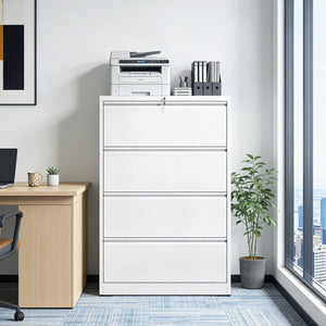 English Elm Lateral Steel Filing Cabinet Two Drawer Locking Anti-tip Home Office Storage W2735P428821