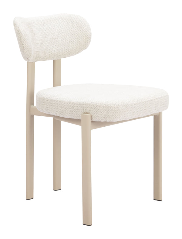 Zuo Modern Aurea Dining Chair Set Of 4 – Modern Light Gray Upholstered Seating For Stylish Hospitality Spaces Gray 100% Polyester,Plywood,Steel 110861-zuo-modern