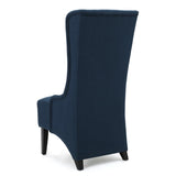 Christopher Knight Home® - Noble House - Callie Dark Blue Fabric Dining Chair