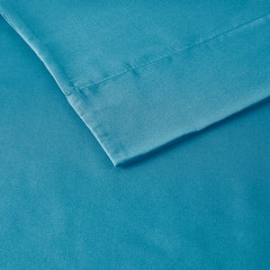 JLA Home Intelligent Design - All Season Soft Touch Sheet Set — Ultra-Soft Microfiber, Wrinkle-Resistant, OEKO-TEX Certified Comfort for Year-Round Use Teal ID20-1082