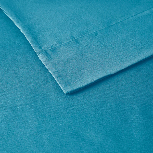 JLA Home Intelligent Design - All Season Soft Touch Sheet Set — Ultra-Soft Microfiber, Wrinkle-Resistant, OEKO-TEX Certified Comfort for Year-Round Use Teal ID20-1082