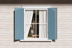 English Elm 2 Pcs 52X63" White Rod Pocket Back Tab Privacy Curtains Pair For Soft Light Control & Style B035P319834