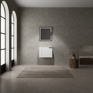English Elm 24" Modern Bathroom Vanity Cabinet For Large Spaces - Stylish Storage & Customizable Sink Options W1972P204942