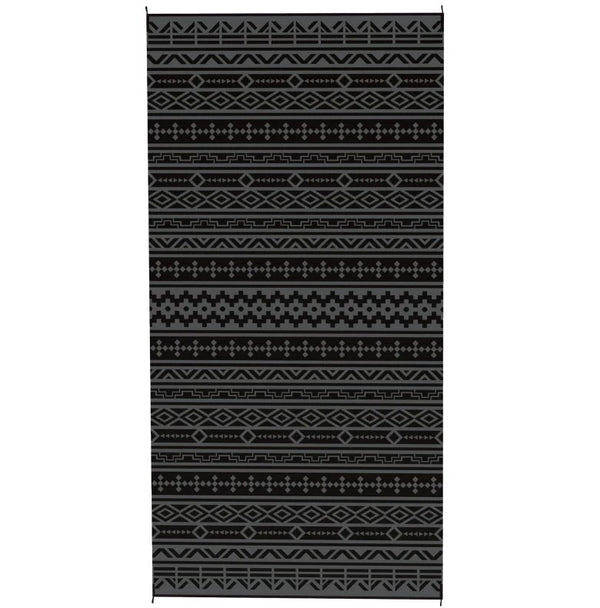 English Elm Geometric Reversible Polypropylene Outdoor Rug Uv Resistant Waterproof Patio Deck Mat T3971P421245