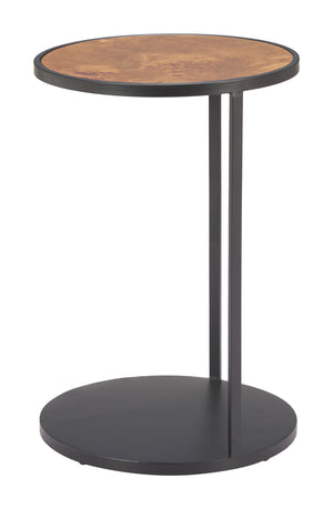 Zuo Modern Nodo Side Table - Stylish Brown & Black Finish With Durable Mdf And Iron, Perfect For Modern Spaces Brown Mdf,Iron 110753-zuo-modern