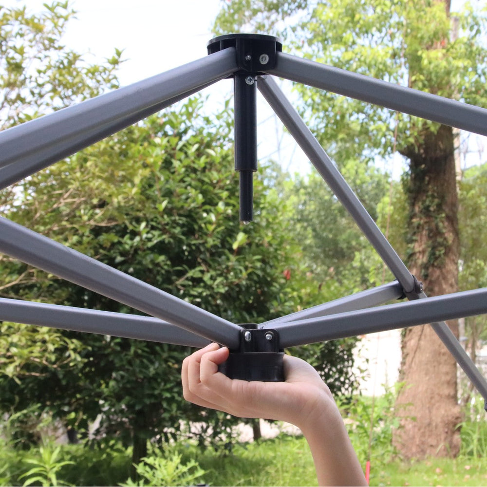 English Elm Outsunny 8' X 8' Instant Pop-Up Canopy Tent With Carry Bag & Sand Bags – Perfect For Outdoor Events! W2225P217654-GIGA