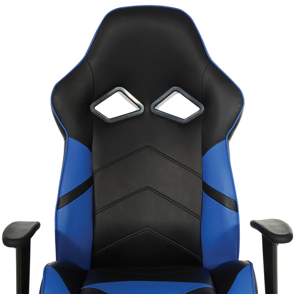 OSP Home Furnishings Vapor Gaming Chair Blue/Black