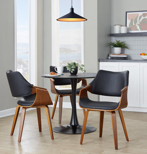 English Elm Adjustable Swivel Barstools Set of 2 Fabric Seat Black Metal Base Kitchen Counter B202S02066