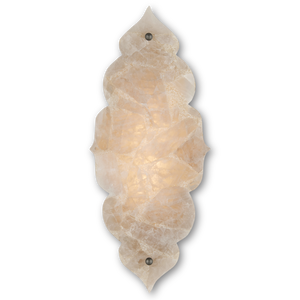 Andalusia Wall Sconce: Moroccan-Inspired Elegance with Wrought Iron and Quartz for Stunning Glow