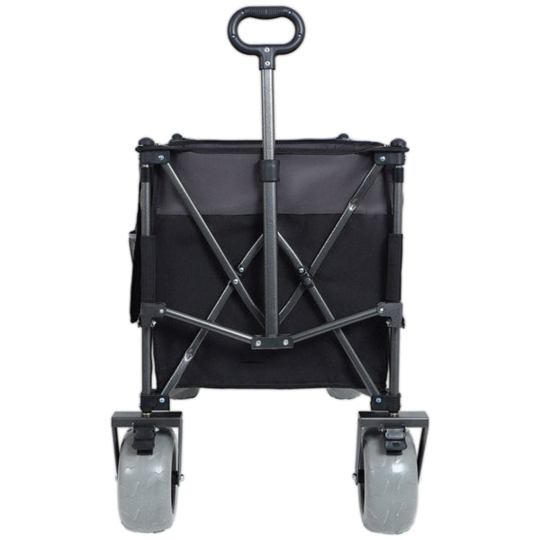 English Elm 9" Balloon Wheel Folding Wagon Heavy Duty 480lb All Terrain Oxford Fabric Cart W2932P317113