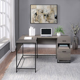 OSP Home Furnishings Hagney Lane L-Shape Desk Farm Oak