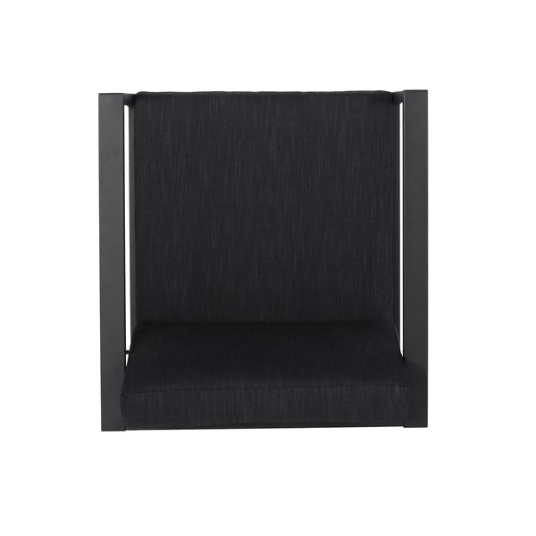 English Elm Christopher Knight Home® - NAVAN Outdoor Patio Club Chair Set of 2 – Lightweight Aluminum Frames with Removable Fade‑Resistant Cushions Dark Gray N775P243391G
