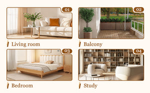 English Elm Coffee modern wood coffee table with double drawers, tempered glass sides, sleek storage & easy assembly W1151P191785