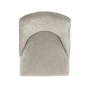 English Elm Beever Chenille Dining Chairs Set Of 2 In Taupe - Stylish Foam-Padded Comfort With Durable Frame B365P397760