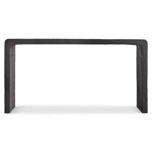 Bernhardt Bernhardt Shephard Faux Bois Resin Console Table with Sculptural Form for Entryway 582912