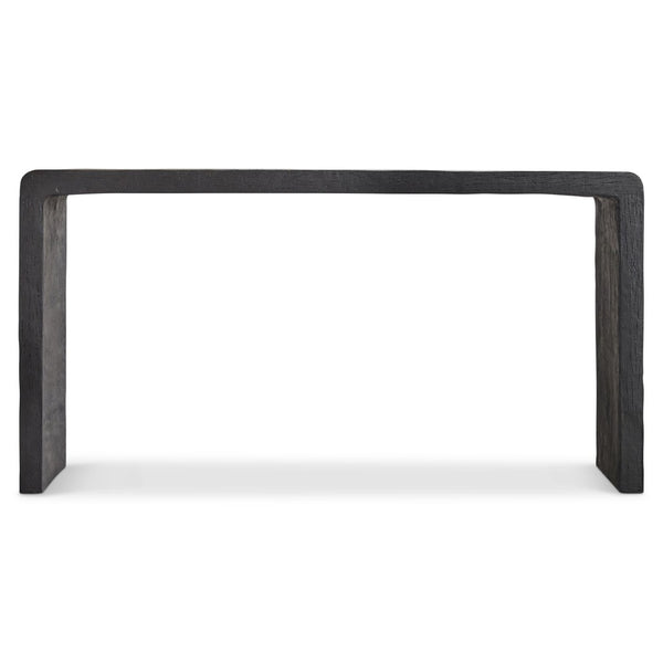 Bernhardt Bernhardt Shephard Faux Bois Resin Console Table with Sculptural Form for Entryway 582912