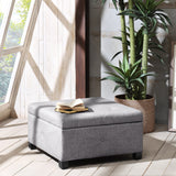 Aspen Transitional Soft Close Storage Ottoman