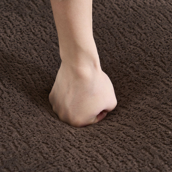 English Elm Compression Compression Sponge Sofa Curved Modular Sectional with 30D High-Density Chenille Sleeper for Cozy Apartment Living Room Comfort and Safe Rounded Design Brown W2231S00029