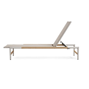 English Elm Christopher Knight Home® - Hargrove Outdoor Chaise Lounge With Breathable Mesh Seat, Lightweight Aluminum Frame, 1Pc N775P232986S