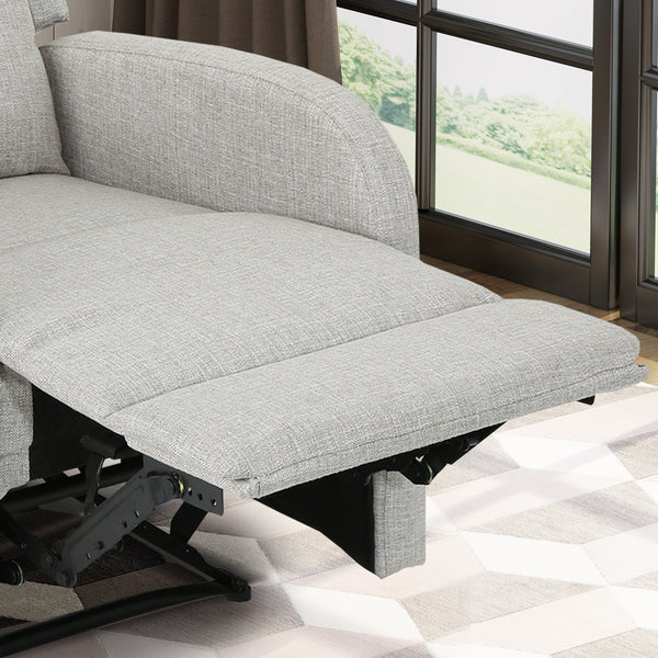 English Elm Christopher Knight Home® - 24.75" Wide Manual Recliner Beige Fabric - Compact 24.75" Seat, Pull-Tab Recline, Durable Frame comfort 64372.00