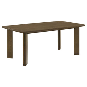 English Elm Crispin White Oak Veneer Rectangular Dining Table Seats Six for Modern Spaces B062P447971
