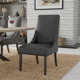 Parker House Sierra - Copley Slate Dining Chair - Set of 2 Copley Slate 80% Polyester, 20% PU DSIE#DRC-CPSL