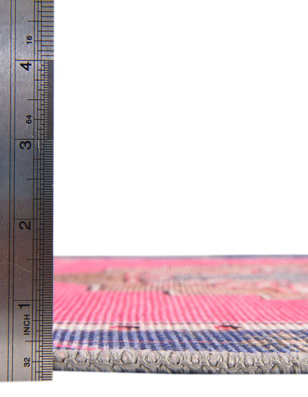 Unique Loom Timeless Thomas Machine Made Medallion Rug Fuchsia, Violet/Red/Ivory/Black/Brown 2' 6" x 14' 1"